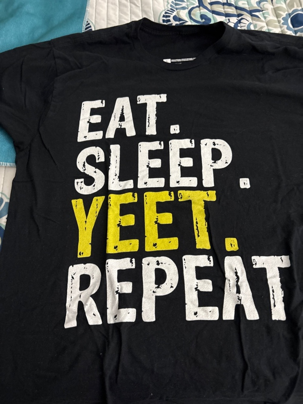 Black Short Sleeve Tee WWE USO Yeet T-Shirt